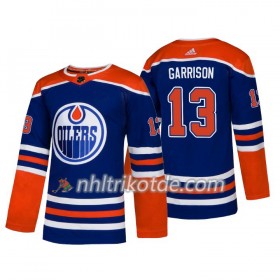 Edmonton Oilers Trikot Jason Garrison 13 Adidas Alternate 2018-19 Authentic - Herren